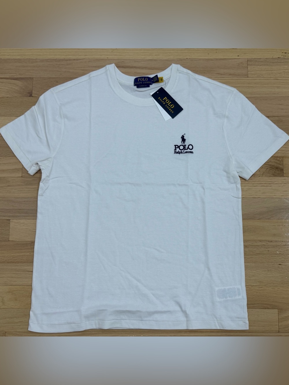 Polo Ralph Lauren Men's Classic Fit Chest Stitched Pony Logo T-Shirt White M-XXL